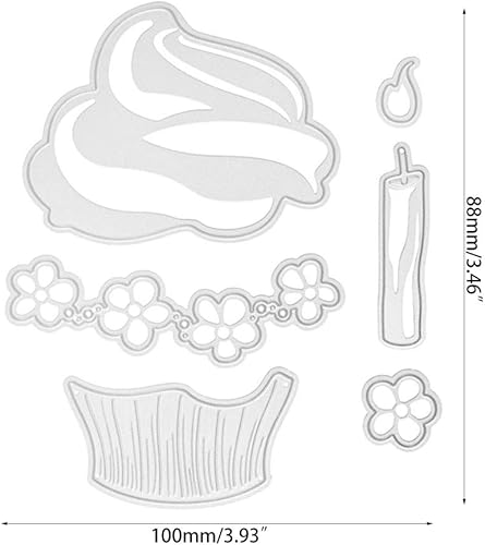 Matrice de découpe en métal pour gâteau d'anniversaire, pour fabrication de cartes, gaufrage, scrapbooking, album, cartes en papier, décoration - Nail Gallerys