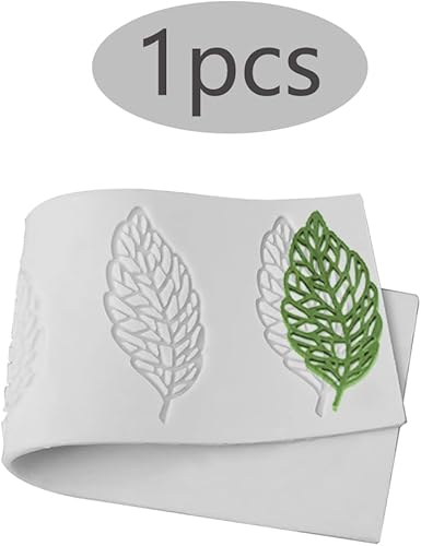 Dtoterul Tapis de Dentelle en Silicone de Feuilles 1 Pièces Moule en Silicone Fondant en Forme de Feuille Moule Silicone Relief Moule en Dentelle Fondante Moule Feuilles pour Décoration de Gâteaux - Nail Gallerys