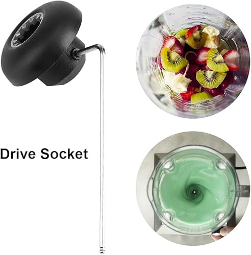 Blender Drive Socket Kit Remplacement du Mélangeur avec Clé pour Mélangeur - Nail Gallerys
