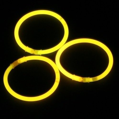 La Vida en LED 200 Bracelets lumineux Glow Pack jaunes Livraison en 1 à 3 jours - Nail Gallerys