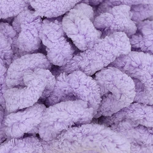 JubileeYarn Lot de 6 écheveaux de fil Fun Finger Loops – Polyester Jumbo – 100 g/écheveau – Bleu marine - Nail Gallerys