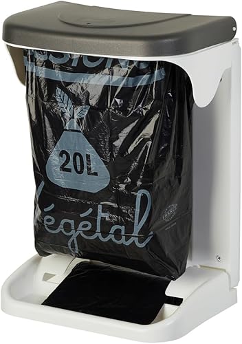 Poubelle intérieure de meuble cuisine 20L avec dérouleur de sac et 20 sacs-poubelle, Ouverture automatique avec la porte du placard INO ROSSIGNOL - Nail Gallerys