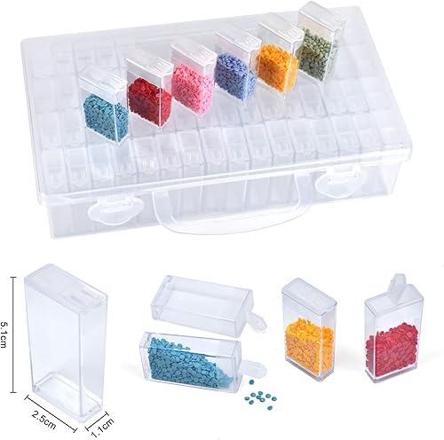 Diamond Painting Accessoires Boite de Rangement Diamond Painting Perles Kit Complet Broderie Diamant Outils de Peinture Diamant Boîte de Rangement Diamond Painting Materiel - Nail Gallerys