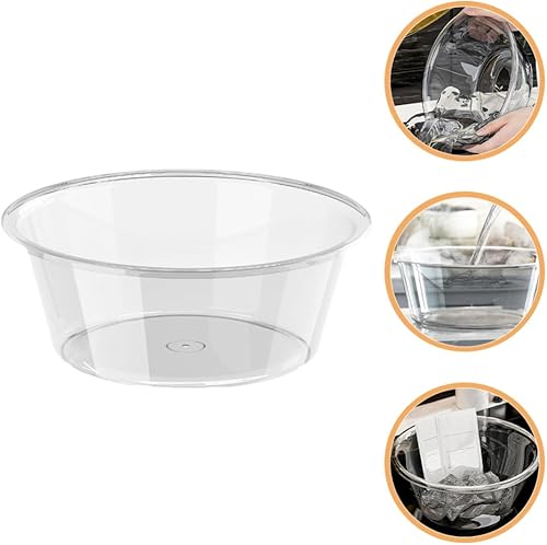 Cabilock 3pièces Bassin De Trempage pour Transparent Lavabo Pratique pour Garçon Fille Design Élégant Et Compact pour Bain Lavage du Visage Accessoire De Salle De Bain Moderne - Nail Gallerys