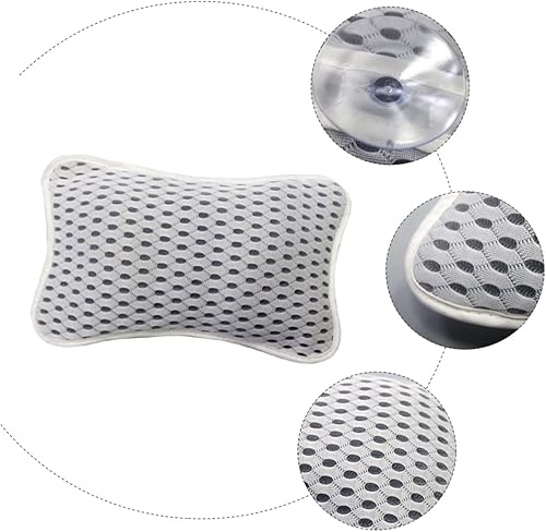 Angoily Coussin De Oreiller De Soutien De Oreiller De Bain De Luxe pour Tissu en Filet Blanc Relaxant - Nail Gallerys