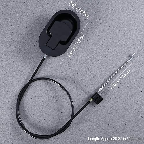 Garneck Tirer inclinable poignée en Aluminium inclinable pièces de Rechange Ressort câble dégagement Levier poignée en métal pour chaises de Massage canapé canapé - Nail Gallerys