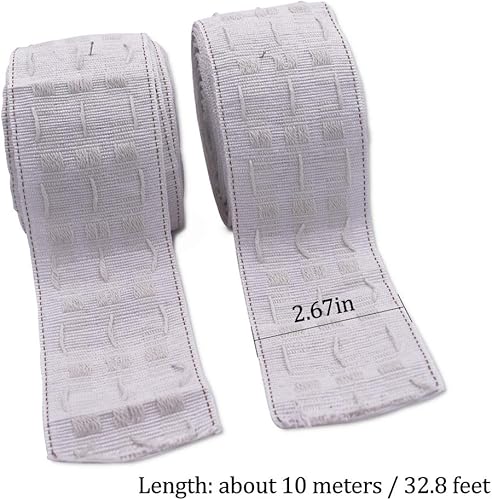 Ruban de Rideau, Curtain Heading Tape Ruban fronceur pour Rideau Doublure détachable occultante 20m - Nail Gallerys