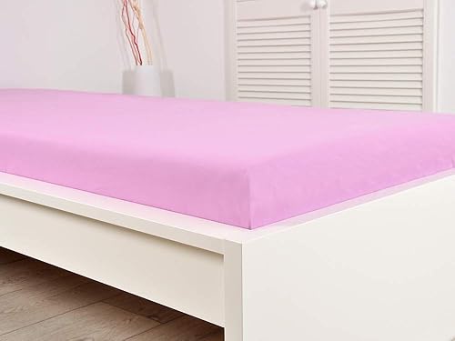 Gerald Wittmann Drap plat 100 % coton renforcé - Couleur : violet/lilas - Dimensions : 220 x 250 cm - Nail Gallerys