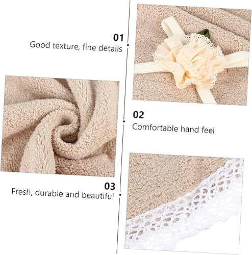 Cabilock Lot De 3 Essuie-Mains Ronds en Polaire À Séchage Rapide Absorbants pour Un Nettoyage Facile - Nail Gallerys