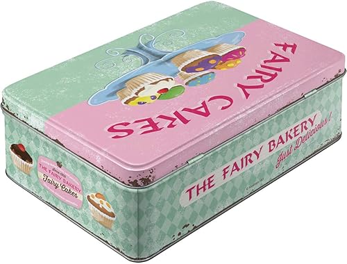 Nostalgic-Art Boîte de Conservation rétro Plat, Wonder Cookies – Idée de Cadeau pour la Cuisine, Récipient avec Couvercle, Design Vintage, 2,5 l - Nail Gallerys