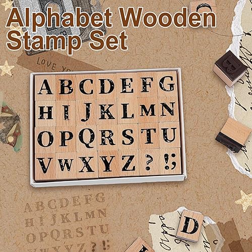 SZSMW 28 Tampon Lettre - Tampon Lettre Alphabet - Stamp Letters - Peut êTre Utilisé Comme un Outil éDucatif pour Enseigner Les Lettres Et Les Mots à Votre Enfant，IdéAl pour L'Artisanat Et Le Bricolage - Nail Gallerys