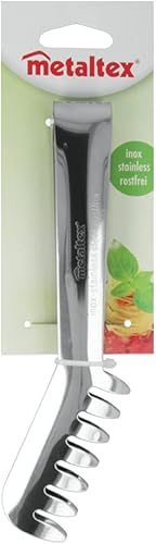 Metaltex Pince à Spaghetti en Acier Inoxydable, Couleur Argent, de 20 cm - Nail Gallerys