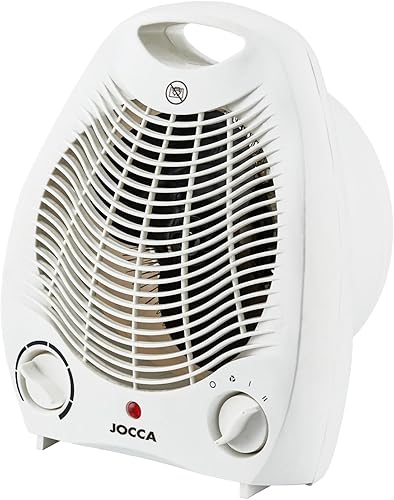 Jocca Radiateur Électrique 2000w - Fonction Chaleur Et Ventilateur - 2 Vitesses Pour Fonction Chaleur - Poignée De Transport - Nail Gallerys
