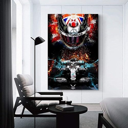 Diy 5d Diamant Peinture Par NuméRo Kit Lewis Hamilton Broderie Diamant Broder Au Point Croix Arts 11.8'x15.7'(30x40cm) Sans Cadre - Nail Gallerys