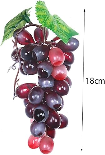 HPiano Paquet de 3 Raisins artificiels variés grappes de Raisins givrés Raisin en Caoutchouc Raisins DéCoratifs Ornements Suspendus pour La Faveur De Mariage Vintage De Faux Fruits - Nail Gallerys