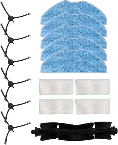 Kit de rechange pour aspirateur Tefal pour Xplorer Serie 75 S+ - Brosses principales, filtres et serpillères - Nail Gallerys