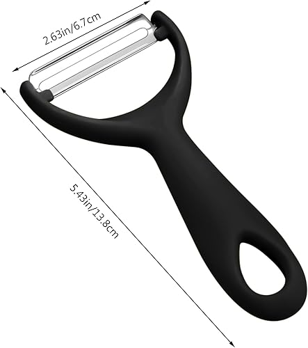 Éplucheurs de pommes de terre, robustes avec poignée ergonomique antidérapante, lame tranchante pour fruits, carottes, légumes, pommes de terre, passe au lave-vaisselle (rose) - Nail Gallerys