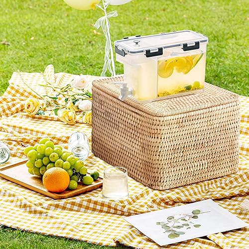 Mgichoom Distributeur d'eau avec Robinet, Distributeur De Boissons, Bouteille d'eau Froide pour Réfrigérateur De 3,5 L, Distributeur De Jus, Bouilloire Froide avec Robinet - Nail Gallerys