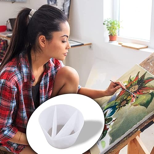 Thermocouple Reusable 3 Channels Split Color Mixing Cups for, résine pouring peinture bricolage faisant des accessoires de dessin - Nail Gallerys