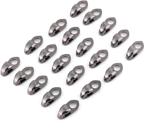 Hztyyier 20pcs Bottes Oeillets, Crochet Boucle Lacets Crochet de lacet en cuir Rivets Double Décoration de Rivet pour Chaussures d’escalade - Nail Gallerys