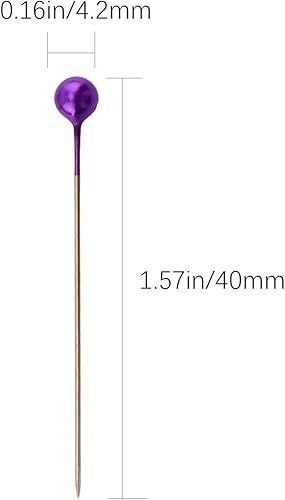 AIEX 1200 Pièces Épingles Couture Épingles Couleurs Mélangées pour La Fabrication De Bijoux, de Couture et d'Artisanat?40mm? - Nail Gallerys