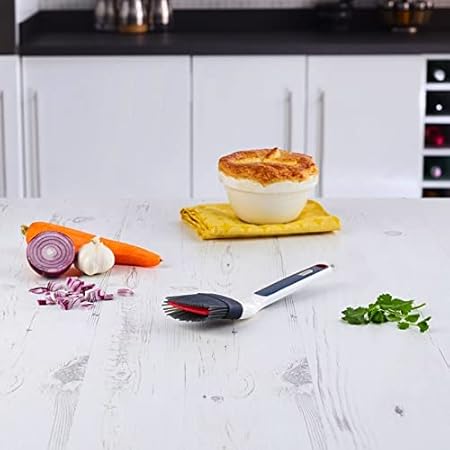 Pinceau à Cuisine en Silicone, Blanc/Gris - Nail Gallerys