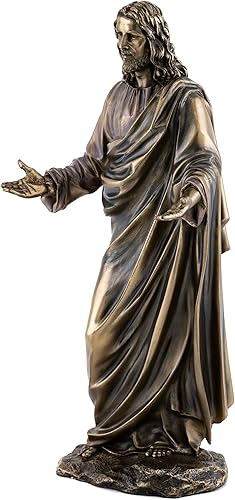 VERONESE Jesus Christ Blessing Statue Real Bronze Powder Cast Statue Sculpture 12 by - Nail Gallerys