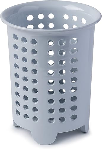 Zeal G231B Égouttoir à Couverts en mélamine Bleu Canard 14 x 14 x 17 cm - Nail Gallerys