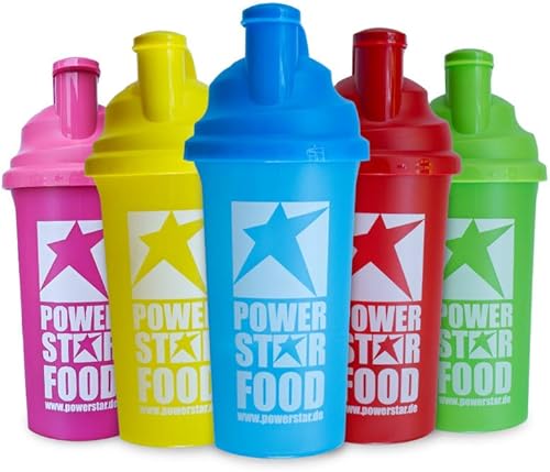POWERSTAR FOOD Mixmaster Shaker – Bol mélangeur pour boissons protéinées (gris) - Nail Gallerys
