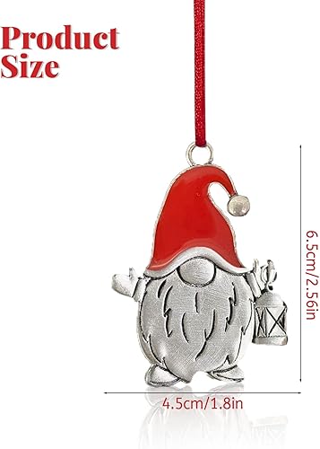 Zueyen Décoration de Sapin de Noël en étain Massif, Ornements de Sapin de Noël, Pendentif Artisanal DIY pour la décoration de fêtes de Noël, de fêtes et de Vacances (Couronne de Fleurs et Clochette) - Nail Gallerys