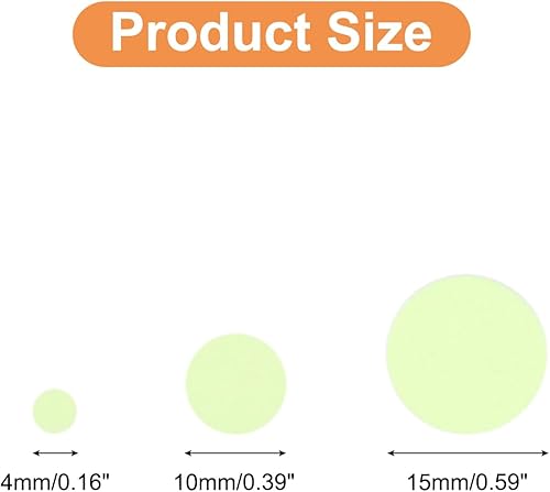 QUARKZMAN Autocollants à Points Brillants dans le Noir, Décalcomanies Murales à Points Lumineux, Décoration de Décalcomanies à Points Lumineux pour Plafond et Mur, 407 Points en 3 Tailles - Nail Gallerys