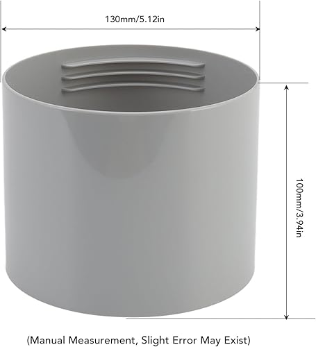 Coupleur de Tuyau D'échappement de Climatiseur Portable 12,7 Cm, Connecteur de Tuyau D'échappement de Climatiseur ABS Accessoires et Pièces de Climatisation Adaptateur de Fenêtre - Nail Gallerys