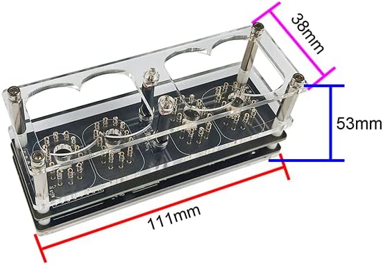 Jyving IN-12 Module d'horloge tube lumineux avec service de temps réseau WiFi ESP8266 IN12 Nixie Clock Home Accessoires audio cadeaux (tube non inclus) - Nail Gallerys