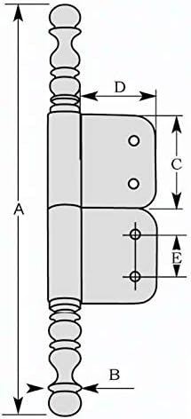 Fiche à larder louis xv fer poli - Dimensions : 250 x 14 - ITAR - Nail Gallerys
