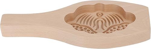 EVTSCAN Bois Mooncake Moule DIY Biscuits Fondant Gâteau Moule De Cuisson Travail Manuel Cuisine Décoration Outils(D) - Nail Gallerys