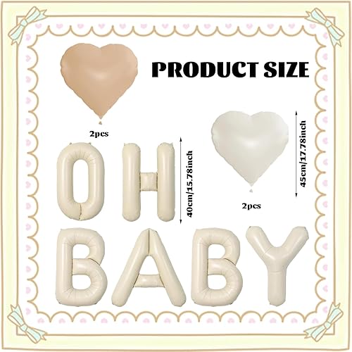 LUMOOM Bride Ballon en forme de lettres de l'alphabet de 40,6 cm avec ballon en forme de cœur, blanc crème, ballons d'anniversaire, pour fête de bachelorette, décoration de mariage - Nail Gallerys