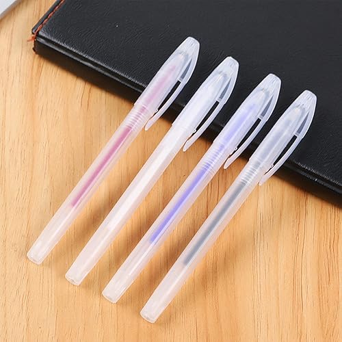 Couture Marquage en Tissu Effaçable 4 Couleurs Marquage à la Chaleur en Tissu Stylos Effaçables à la Chaleur avec 8 Coquille du Stylo et 32 Recharges Remplaçables pour Tailleurs Couture 40 Pièces - Nail Gallerys