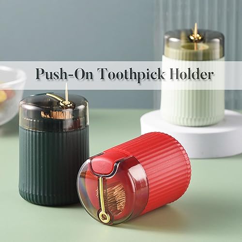 Lot de 3 Distributeurs Automatiques de Cure-Dents Pop-Up,Distributeur Cure Dent Rigolo Distributeur de Cure Dents,Distributeur Automatique de Cure-Dents,pour Maison,Cuisine,Hôtels (Multicolore) - Nail Gallerys