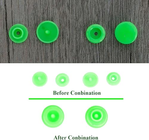 460 PCS Boutons Pression Plastique avec Kit de Pince pour T3 T5 T8 en 24 Couleurs pour DIY Artisanat - Nail Gallerys