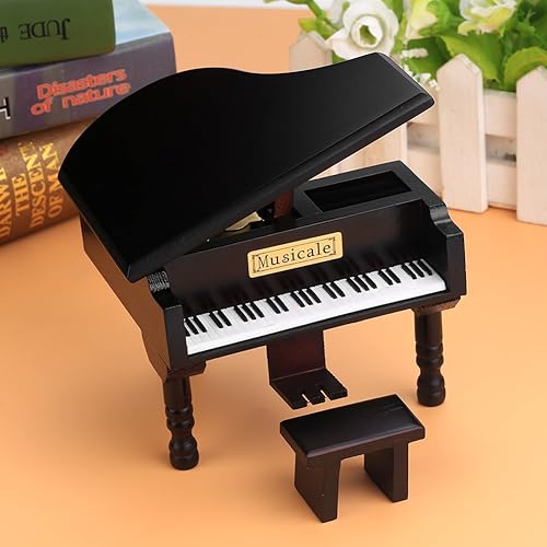 Bewinner Boîte à musique pour piano - Mouvement de qualité - Fabrication soignée - idéal pour vos amis - Nail Gallerys