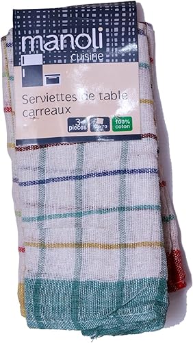 Lot de 6 torchons de cuisine en coton, absorbants et durables, 100 % coton pour le séchage, le nettoyage et la cuisson, 50 x 70 cm, pour cuisine, bar et restauration - Nail Gallerys