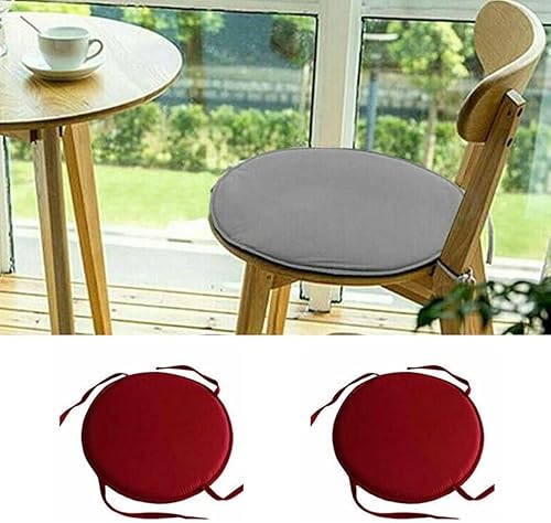 Liummrcy, Coussins de Chaise extérieure intérieure Ensemble de 4, Coussin de siège Coussins de Chaise Ronde avec Cravates, Coussinets de Chaise Ronde pour chaises à Manger, Tabouret de Bar - Nail Gallerys