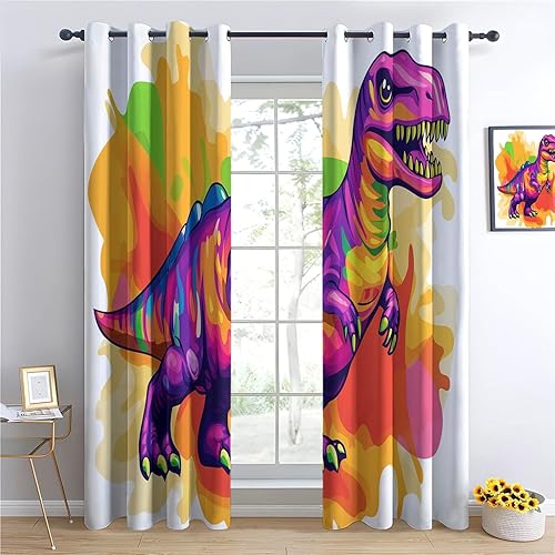 Vert Rideau Occultant Fleurs Vintage Animal Paon 3D Impression Thermique Isolant Anti Froid Polyester Rideaux, pour Chambre Cuisine Décoration 2 Panneaux 110L X 215H Cm - Nail Gallerys