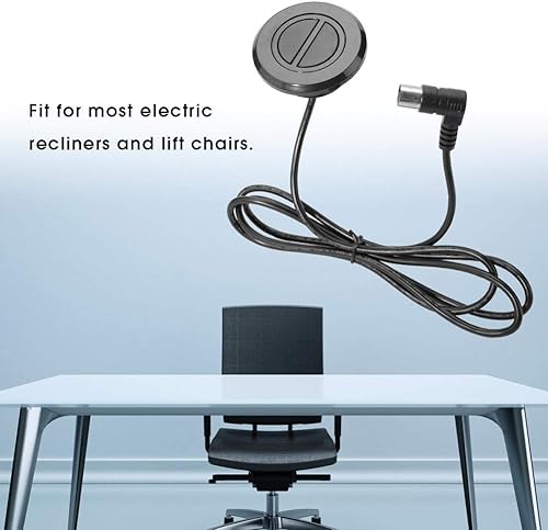 Telecommande Lit Electrique, Commande Manuelle de Fauteuil Inclinable Électrique avec Canapé à 2 Boutons Interrupteur Rond Contrôleur pour Fauteuil Inclinable, Lit Electrique, Fauteuil ou Ascenseur - Nail Gallerys