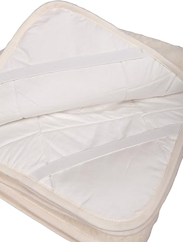 Merino Surmatelas réversible Cachemire 100% Laine d'agneau SURMATELAS 140 x 190 cm - Nail Gallerys