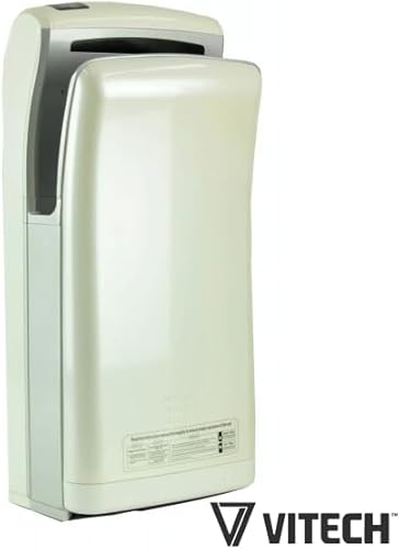 Vitech Sèche-Mains Automatique à Double Jet d'air Blanc 1200-1800W Séchage Rapide - Nail Gallerys