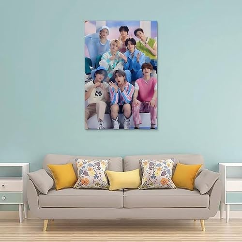 Stray-Kids Poster Kpop Stray-Kids (60) - Impression sur toile - Décoration murale pour chambre à coucher, salon - 30 x 45 cm - Nail Gallerys