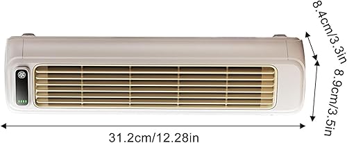 Sherum Rafraichisseur D'air Climatiseur Portable Silencieux Et 3 Vitesses,Cooling Ace Montage Mural,Rechargeable, Pour Chambre, Bureau, Maison (Gris) - Nail Gallerys