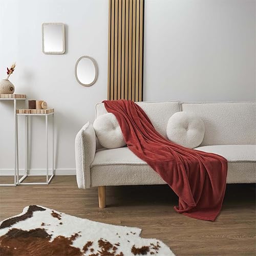 AltoBuy Plaid Doux en Microfibre Terracotta 150x200cm - Nail Gallerys