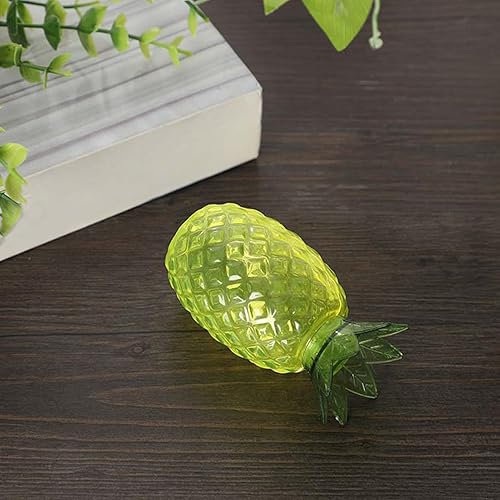 Shurzzesj Boîtes à dragées transparentes – Boîte à biscuits à dessert ananas | Décoration de table, conteneur à bonbons pour Luau hawaïen, tropical - Nail Gallerys